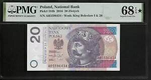 ݡ 20 ƥ 2016 PMG 68 * EPQ UNC P#184b  ꡼ AR դ