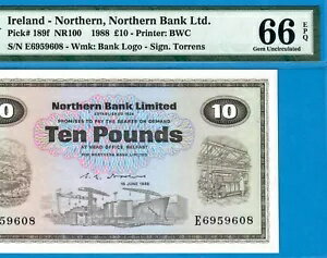  - Ρ-10 ݥ-1988-Ρ Х󥯥ԥå 189f **PMG 66 EPQ GEM UNC**