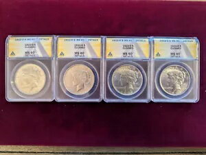 1922-D 平和ドル ANACS 詳細 MS 60(3)