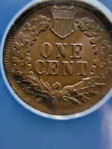 1901 インディアン セント - ANACS AU55 ゴージャスなダークチョコレートカラー。