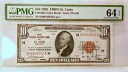 1929 $10 FRBN セントルイス FR#1860-H PMG64 EPQ CHOICE UNC S#0942A pp J