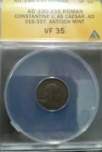 󥹥ƥ̥ 2  AD 330-335 AS  ƥ ߥ ANACS VF35