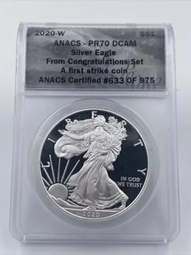 2020-W $1 アメリカン シルバー イーグ