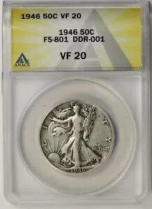 1946ǯ FS-801 DDR-001 Хƥ󥰥ϡե顼 50C VF 20 ANACS