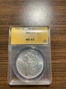 1881-O モーガン シルバー ダラー $1 ANACS ミントステート 63 MS 63(3)