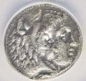 アレクサンダー大王 III AR テトラドラクマ コイン BC 336-323 ANACS VF25