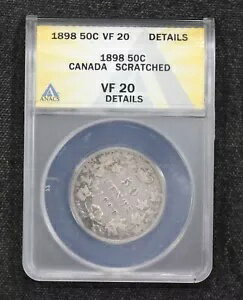 1898 ʥ 50  ANACS VF-20 ܺٽ 3H9W