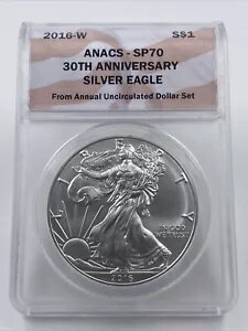 2016-W ž夲 30 ǯǰС  ANACS SP70 ǯ Unc ɥ å