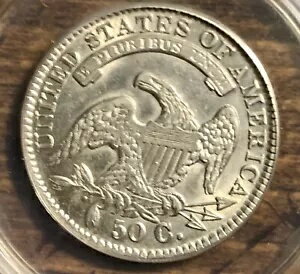 非常に素晴らしい!! 1834 50c キャップドバスト EF-45 O-103 エラー!写真を見てください??！