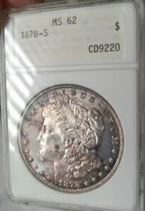 1878-S $1 ⡼ С 顼 Х 5 MS-62  ANA ۥ 쥤ܡĴ!!