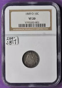 1849-o ʥХƥ ࡣ NGCۥ⡣ VF 20.j817