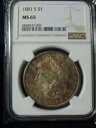 1881 S モーガン ダラー NGC MS65 未流通 ベターデイト シルバー $1 コイン 今すぐ購入(3)