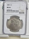 =+1889 $1 モーガン シルバー ダラー NGC MS64 - #452(3)