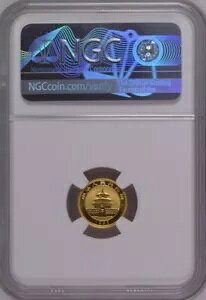 WORLD RESOURCE【KING店】のNGC MS69 1992 チャイナ パンダ 1/20 オンス 金貨 スモール デイト｜アングル2