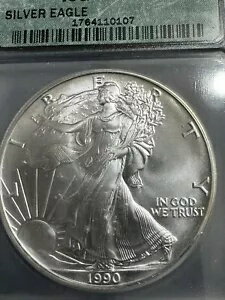 1990 アメリカン イーグル ASE ICG MS69、送料無料