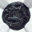 SESTOS in THRACE 本物の古代非常に珍しい 300BC ギリシャコイン HERM NGC i81127