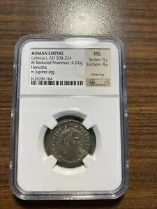 NGC MS ꥭ˥ 1  AD 308-324 BI Ը̥ॹ إ饯쥢 ԥ