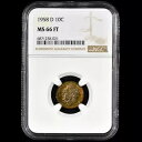 1958-D ルーズベルト ダイム ? NGC MS-66-FT ? 10C シルバー モンスター レインボートーン?信頼できる?