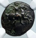 マグネシア アド メインドラム、イオニア 300BC 本物の古代ギリシャのコイン BULL NGC i89555