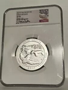 2017年エフィジー・マウンズNGC SP70、1兆ドルコイン下院議員の直筆サイン入り