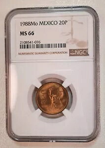 1988 MO メキシコ 20P -- MS 66、既知の最高級品