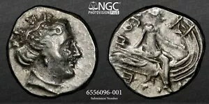 ユーボエア。ヒスティアイア。紀元前3〜2世紀。 AR テトロボル ? NGC CH XF 4/5 4/5 - 35