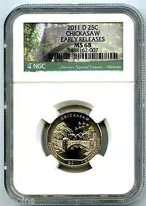 2011 D チカソー クォーター NGC MS68 未