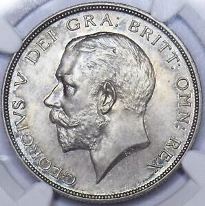 1911 プルーフ ハーフクラウン (NGC PF62) - ジョージ 5 世英国銀貨 - 素晴らしい