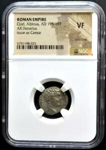 クロディウス・アルビヌス、AD 195-197、AR デナリウス。 NGC.----458----