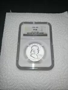 1955 年 フランクリン ハーフダラー PF68 NGC 認定(3)