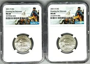 2コインセット：2021-P & 2021-D ワシン