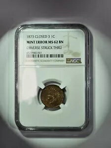 1873  3 ǥ إå 1c NGC ߥ 顼 ȥå롼 NGC ǧ MS62
