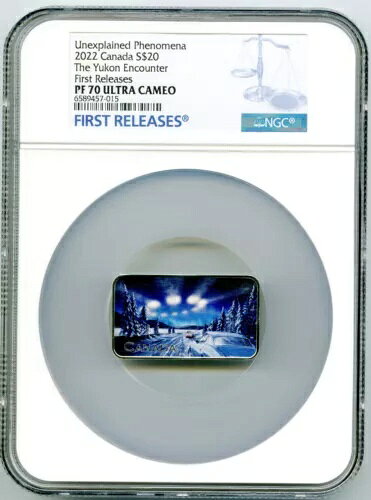 2022 $20 カナダ 1オンス シルバー NGC PF70 ユーコン準州 UFO 説明不能な現象 FR
