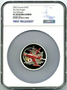 2022 $30 カナダ 2 オンス シルバー レッドナイト NGC PF 70 UCAM ファーストリリース