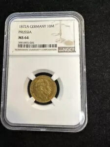 1872-A ɥ 10M 10 ޥ륯 ץ ~ NGC MS64 MS 64
