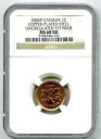 2006 'P' カナダ 1 セント NGC MS68 RD 未流通ペニー ミンテージ ジャスト 233,000
