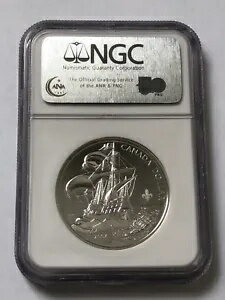 カナダ ドル 2004 フランス第一入植地 NGC MS69 フルール・ド・リス・プリヴィ