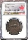 1815年 カナダ 1ペニー LC-1 マグデレン島 NGC VF 300億 非常に希少
