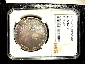 1809 MO-TH メキシコ 8 レアル、NGC AU 詳細 - クリーニング済み