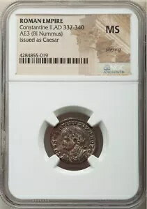 ȤƤΥ󥹥ƥ̥ 2  (AD 337-340) NGC MS *Х* ƥ ߥȡ