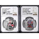 NGC PF70 2011 中国京劇フェイシャルメイクアップ(第 2 版)銀貨 1OZ*2 個