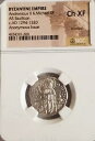 ビザンチン帝国アンドロニカス & マイケル NGC CH XF 古代銀貨