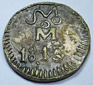 NGC 信憑性に疑問あり 1813 オアハカ SUD 銅 1/2 レアレス コンテンポラリー