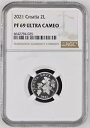 クロアチア コイン 2 リペ 2021 NGC PF 69 ウルトラ カメオ(3)