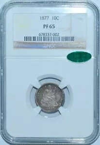 1877 NGC PR65 CAC プルーフ ストライク 