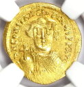ビザンチン コンスタンス II AV ソリダス 金貨 641-668 AD - 認定 NGC MS (UNC)