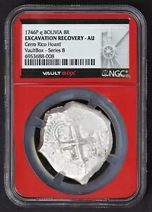 1746P Q ボリビア シルバー 8R セロリコ ホード ボールトボックス シリーズ 8 レッド コア NGC AU