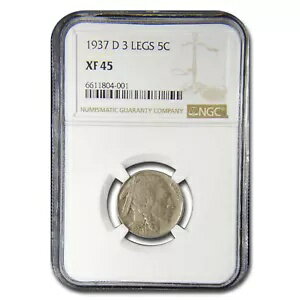 1937-D 3 ӥХåե ˥å XF-45 NGC