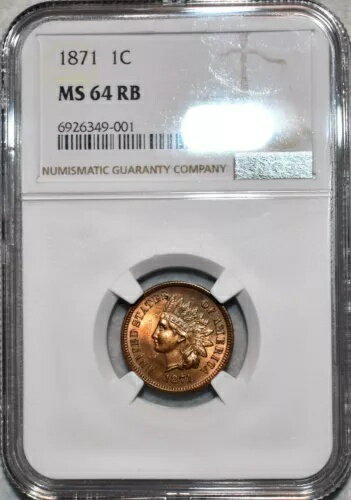 NGC MS-64 RB 1871 ǥ إå ȡʥȥ饤ȼ!