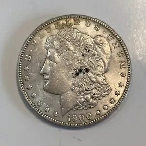 1900 (P) モーガン シルバー ダラー エクストラ ファイン XF-AU 送料無料